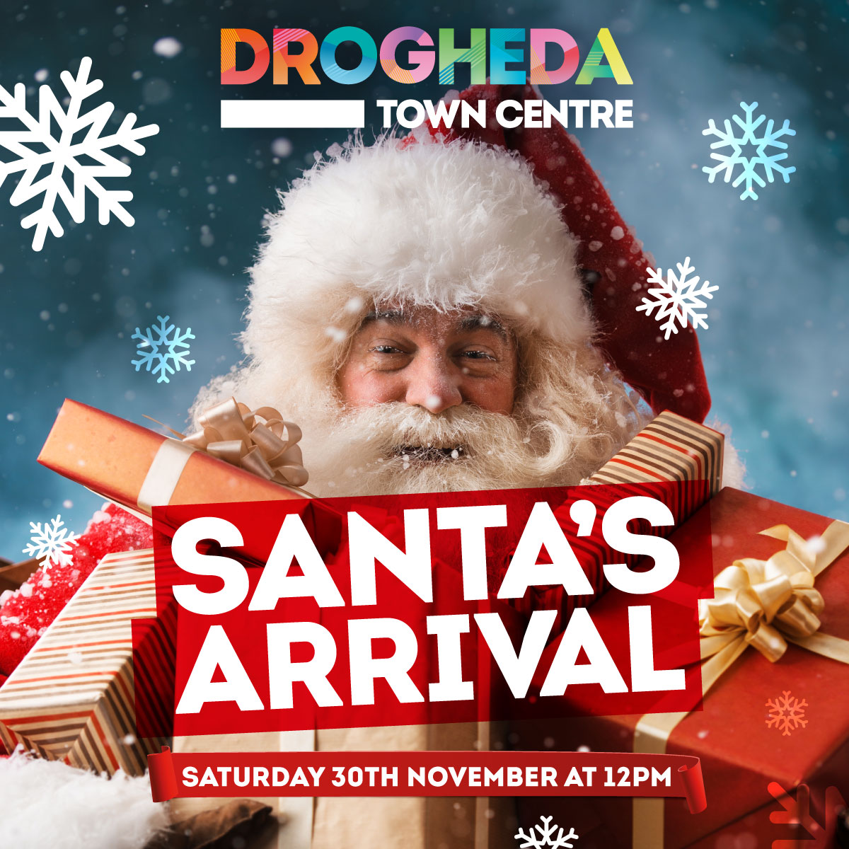 SANTA IS COMING TO DROGHEDA TOWN CENTRE